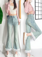 Women’s Micro-Flared Cropped Jeans