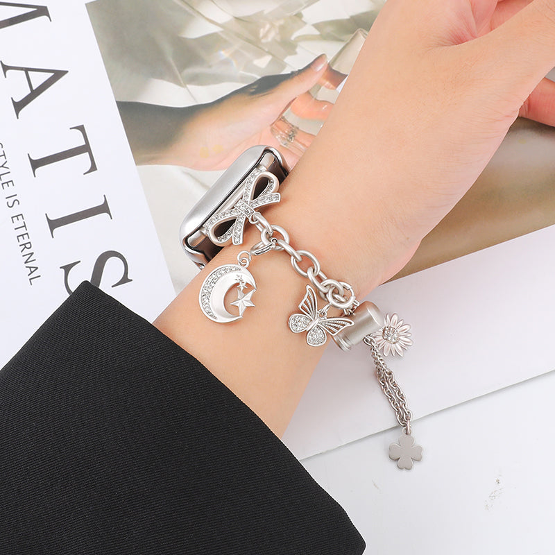 Applicable Watch With Pendant Bracelet For Women