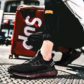 Men’s Breathable Mesh Slip-On Sneakers – Lightweight Casual Sports Shoes