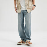 Men's Fashion All-matching Baggy Straight Trousers