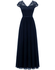 Lace Long Patchwork Waist-tight Noble Dress