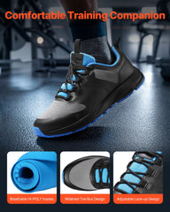 Cross Training Shoes, M Width Sneakers US Size 11, Wide Toe Box Shoes With Arch Support & Adjustable Lace-up, Training Shoes For Running, Gymnastics, Dog Walking, And Weightlifting (Black)