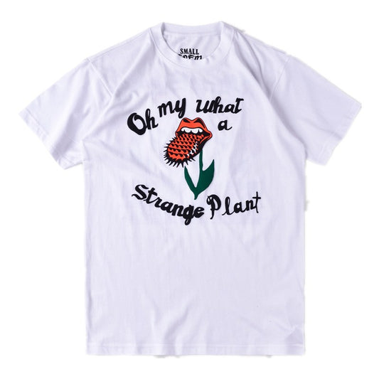 Loose Cotton Short-sleeved T-shirt With Cannibal Print