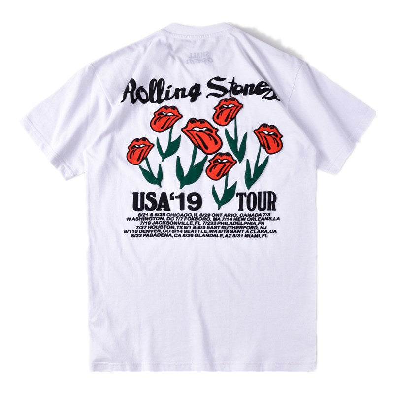 Loose Cotton Short-sleeved T-shirt With Cannibal Print