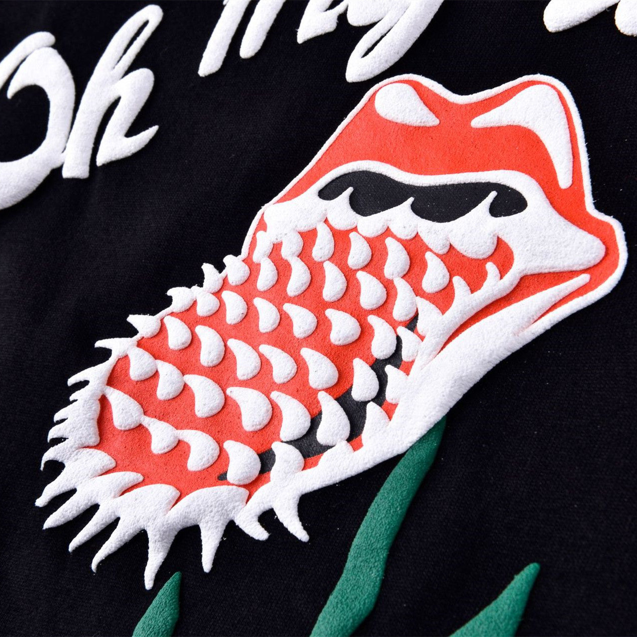 Loose Cotton Short-sleeved T-shirt With Cannibal Print