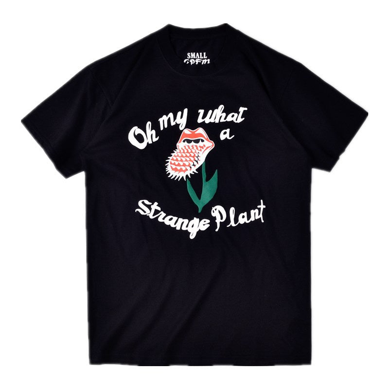 Loose Cotton Short-sleeved T-shirt With Cannibal Print