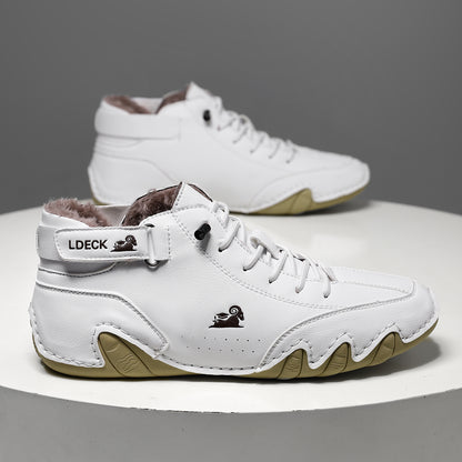 Winter Fleece-lined Large Size Octopus Men's Martin Boots