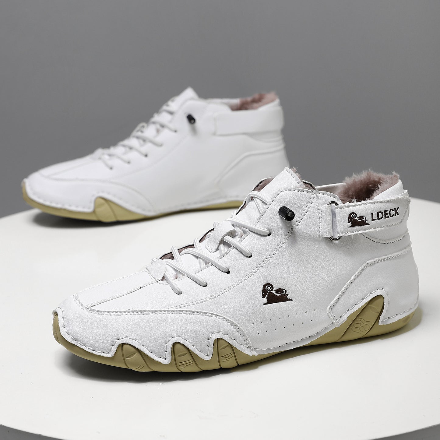 Winter Fleece-lined Large Size Octopus Men's Martin Boots