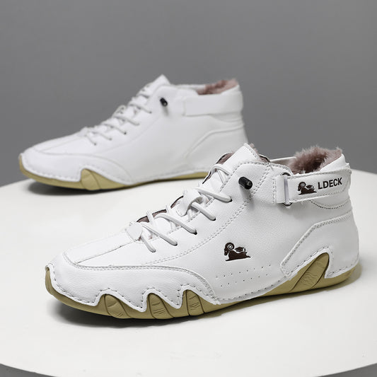 Winter Fleece-lined Large Size Octopus Men's Martin Boots