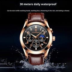 Black Tech Men's Watch Male Student Korean Fashion