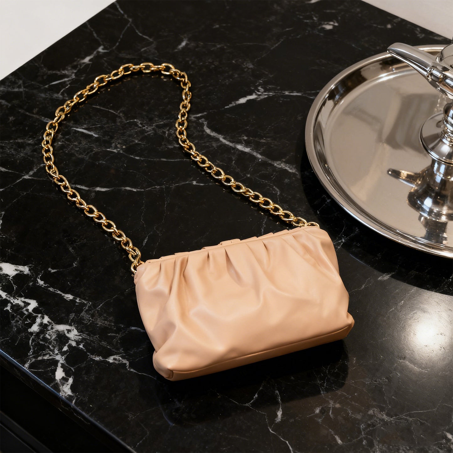 Yunduo Fashion Handbag – Khaki