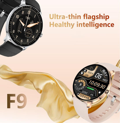 Ultra Slim 1.43” AMOLED Smartwatch – Fitness Tracker for Men & Women | iOS & Android Compatible
