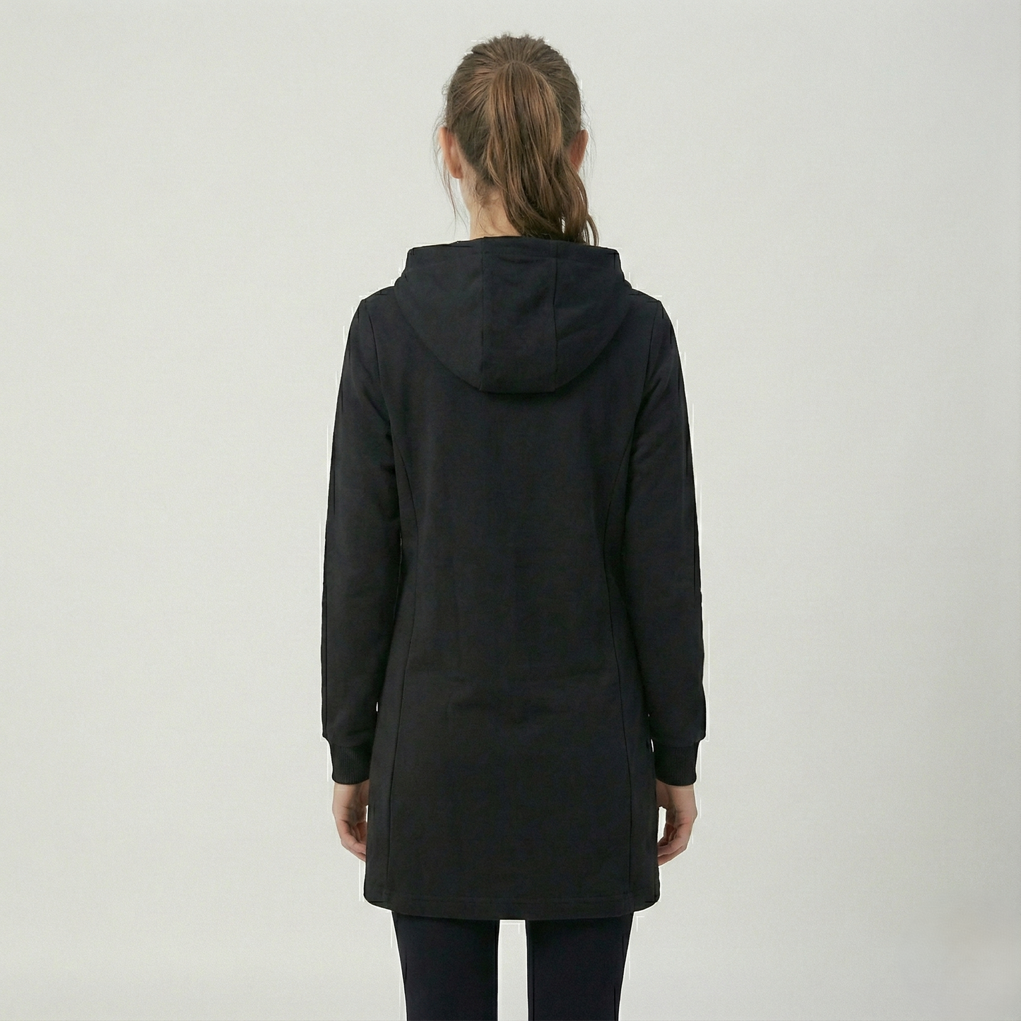 Women'S Elegant Hooded Zip-Up Jacket