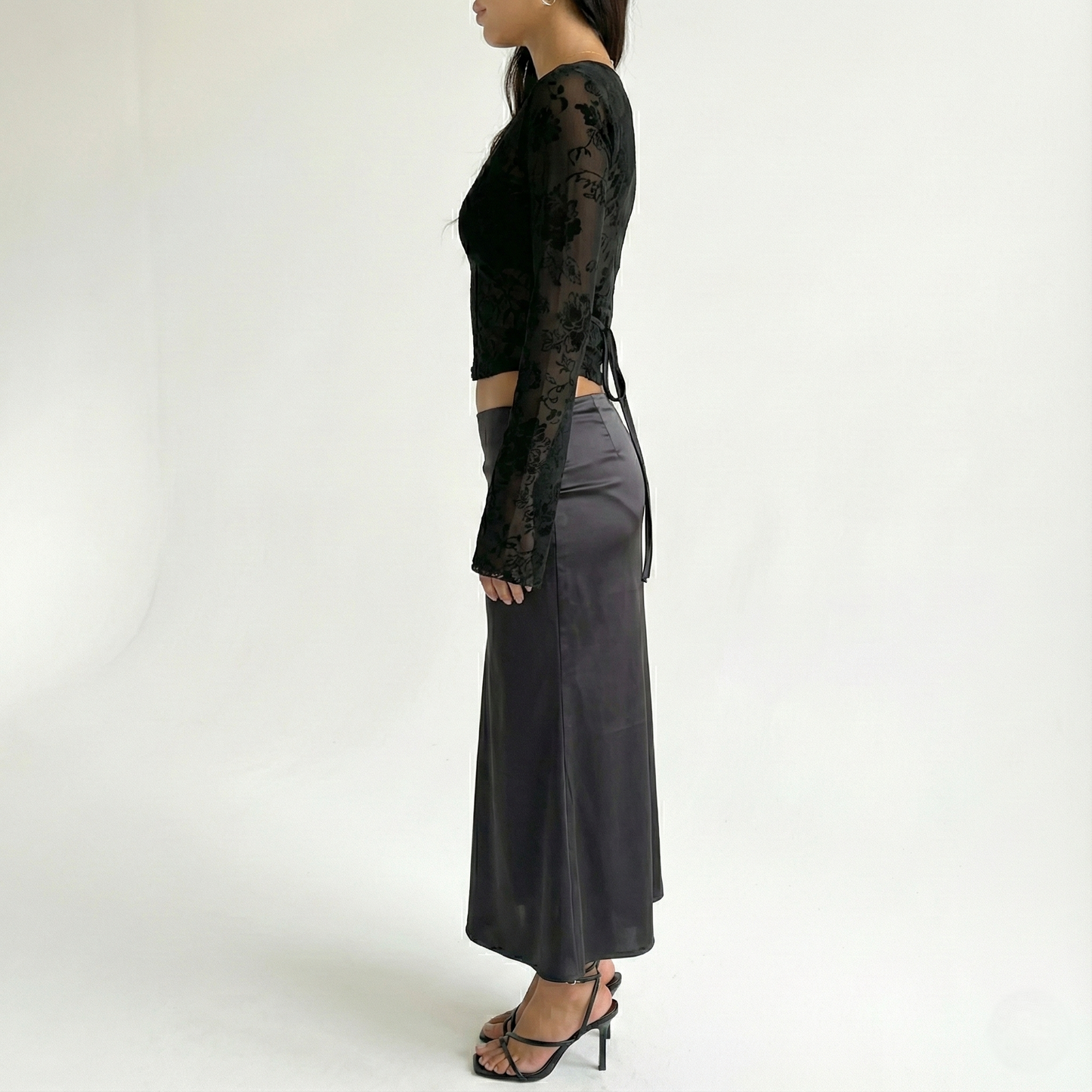 Long sleeved cardigan sexy hot girl top