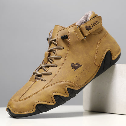 Winter Fleece-lined Large Size Octopus Men's Martin Boots