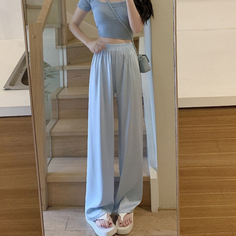 Summer Loose Casual Thin Draping Sunscreen Anti-mosquito Cool Pants