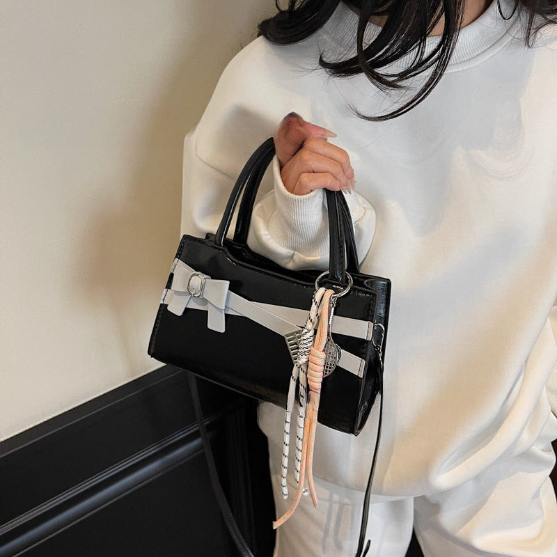 Korean-style Fashion Bow High-end Simple Crossbody Bag